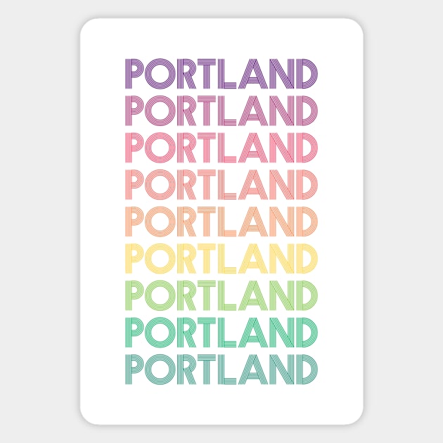 Portland Magnet by RainbowAndJackson